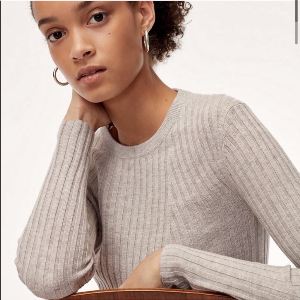 Aritzia - Babaton Ribbed Sweater - Picture 2 of 11